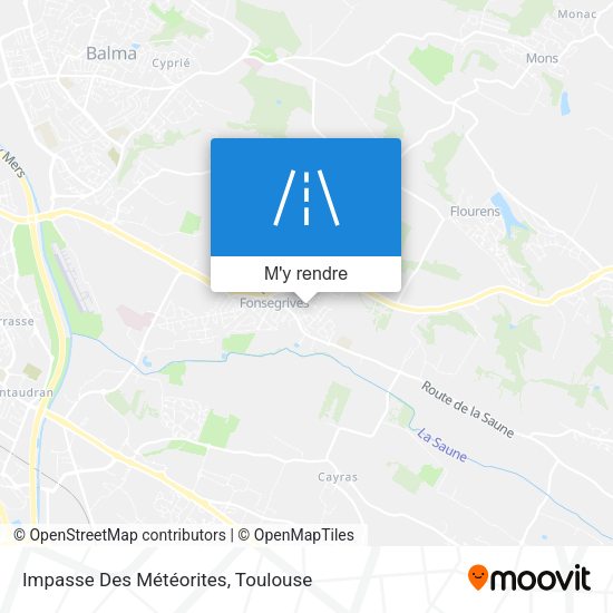 Impasse Des Météorites plan