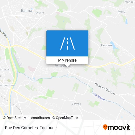 Rue Des Cometes plan