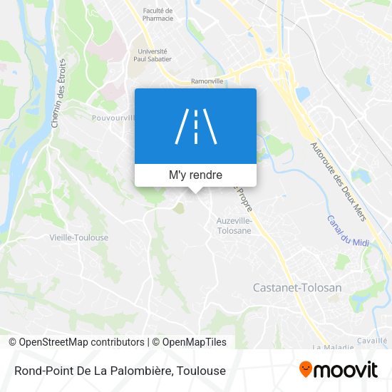 Rond-Point De La Palombière plan