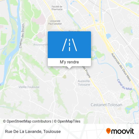 Rue De La Lavande plan