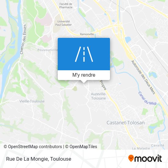 Rue De La Mongie plan