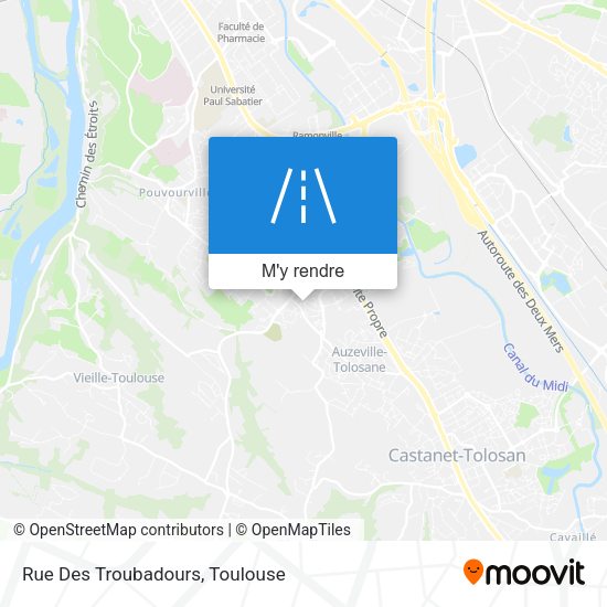 Rue Des Troubadours plan