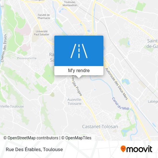 Rue Des Érables plan