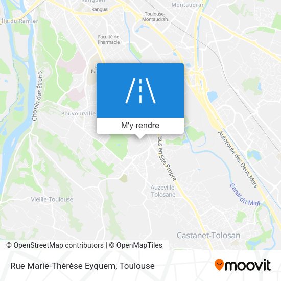 Rue Marie-Thérèse Eyquem plan