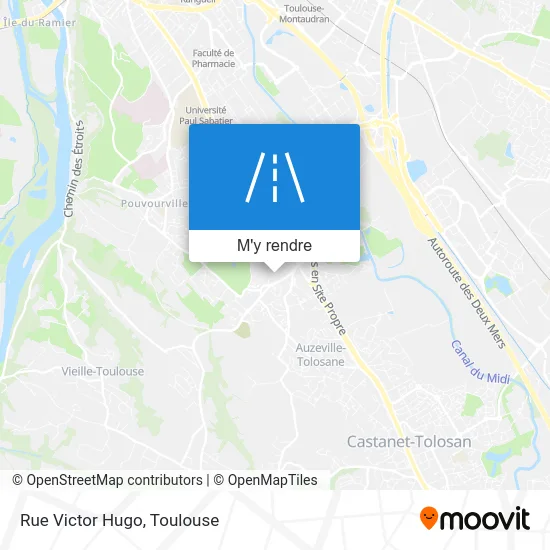 Rue Victor Hugo plan