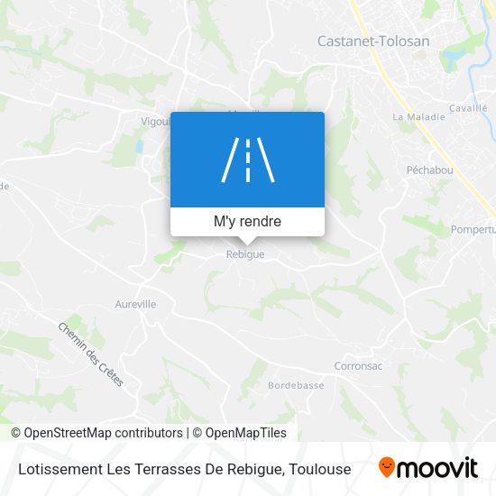 Lotissement Les Terrasses De Rebigue plan