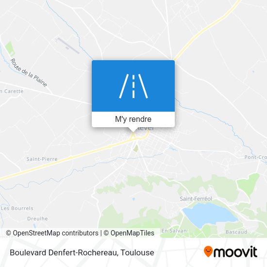 Boulevard Denfert-Rochereau plan