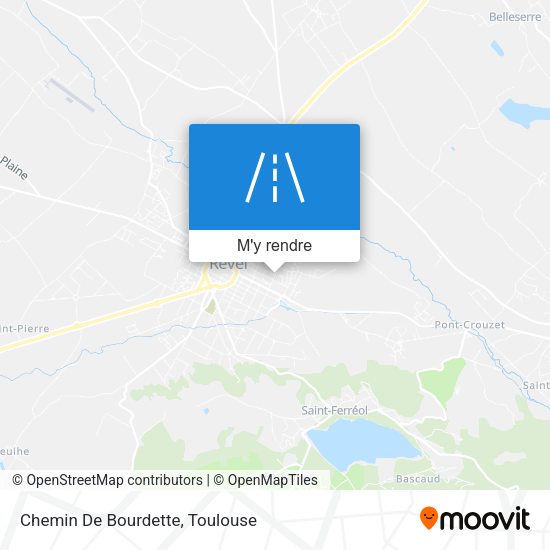 Chemin De Bourdette plan