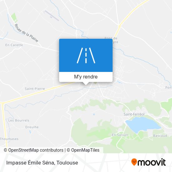 Impasse Émile Séna plan