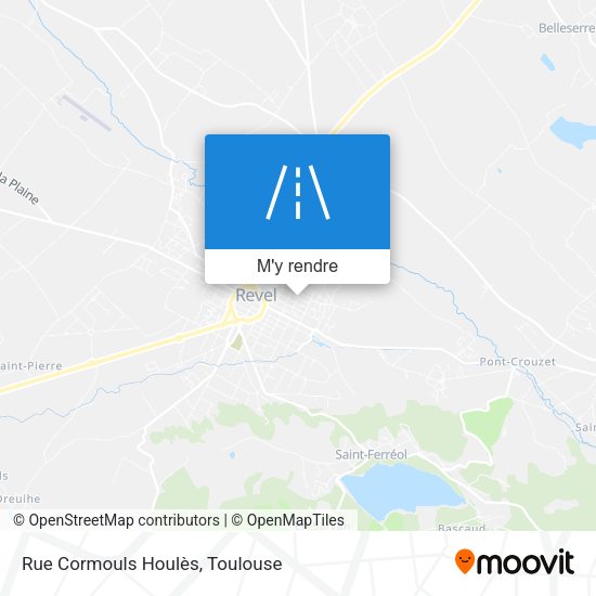 Rue Cormouls Houlès plan