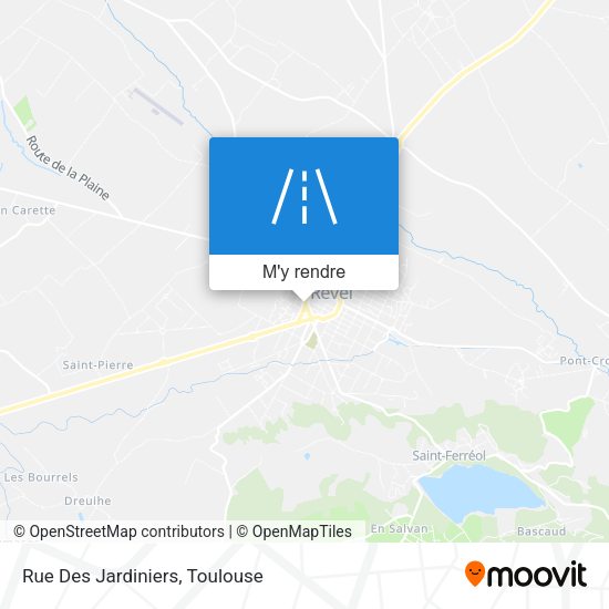 Rue Des Jardiniers plan