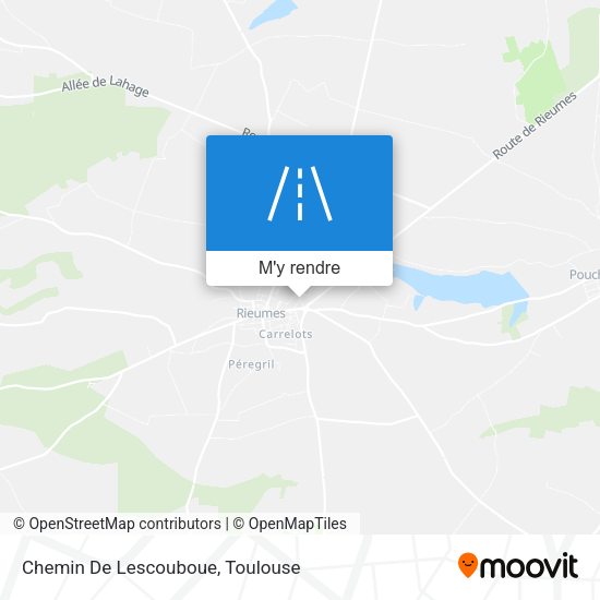 Chemin De Lescouboue plan