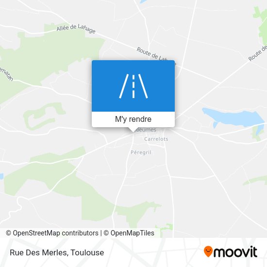 Rue Des Merles plan