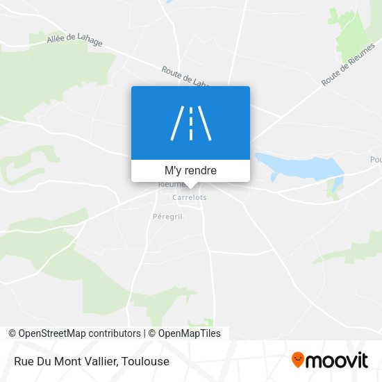 Rue Du Mont Vallier plan