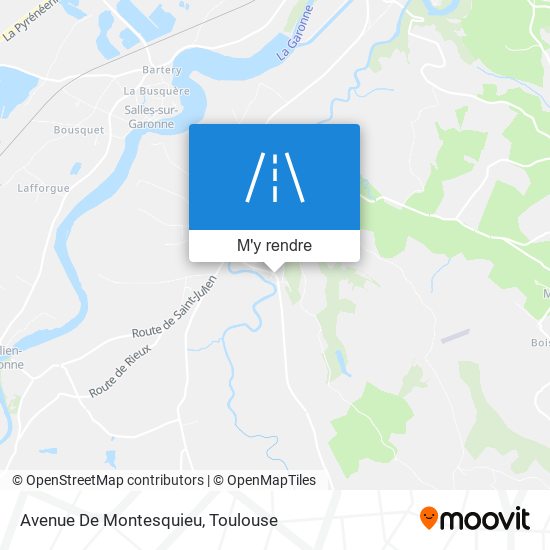 Avenue De Montesquieu plan