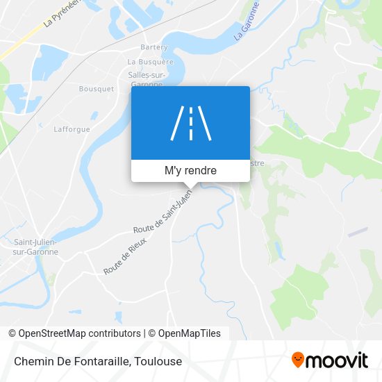 Chemin De Fontaraille plan