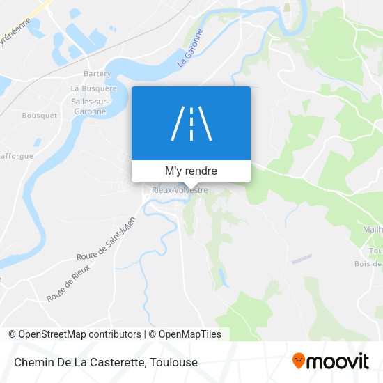 Chemin De La Casterette plan