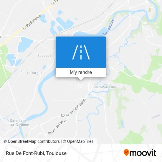 Rue De Font-Rubi plan