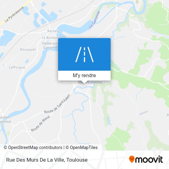 Rue Des Murs De La Ville plan