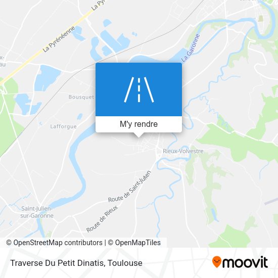 Traverse Du Petit Dinatis plan