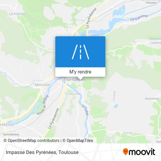 Impasse Des Pyrénées plan