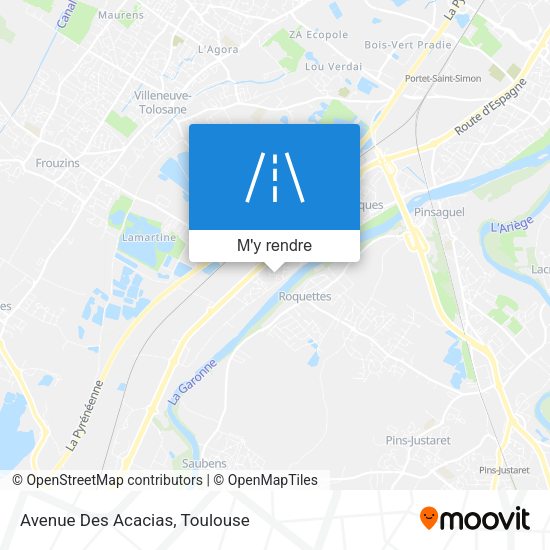 Avenue Des Acacias plan