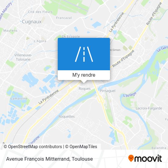 Avenue François Mitterrand plan