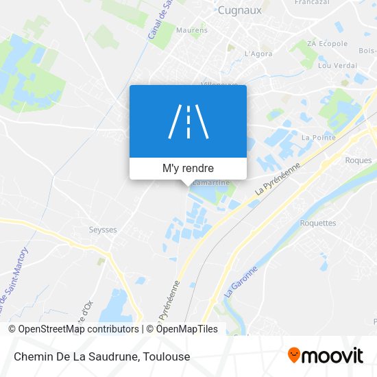 Chemin De La Saudrune plan