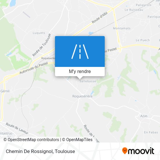 Chemin De Rossignol plan