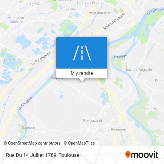 Rue Du 14 Juillet 1789 plan