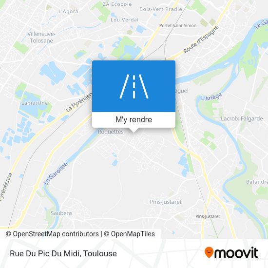 Rue Du Pic Du Midi plan