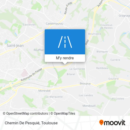 Chemin De Pesquié plan