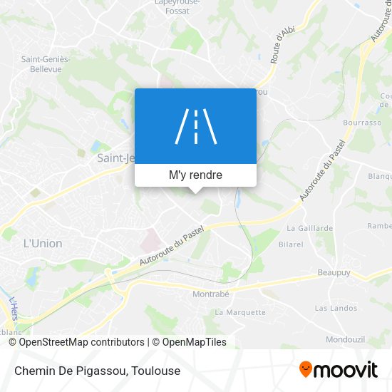 Chemin De Pigassou plan