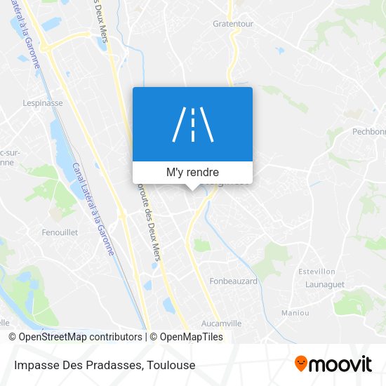 Impasse Des Pradasses plan