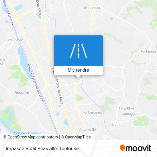 Impasse Vidal Beauville plan