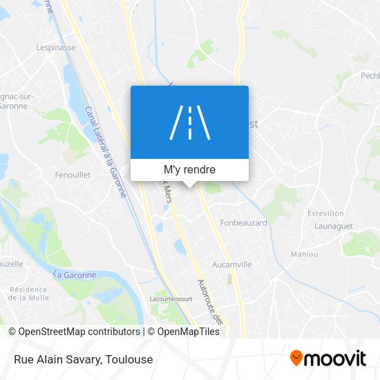 Rue Alain Savary plan