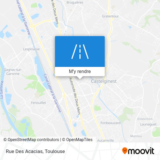 Rue Des Acacias plan