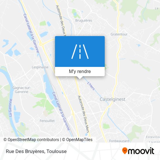 Rue Des Bruyères plan