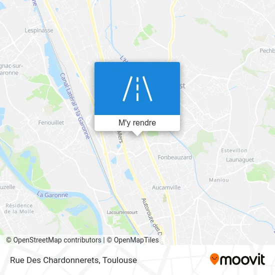 Rue Des Chardonnerets plan