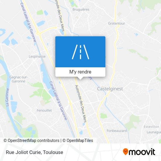 Rue Joliot Curie plan