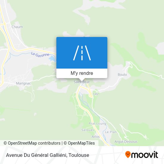 Avenue Du Général Galliéni plan