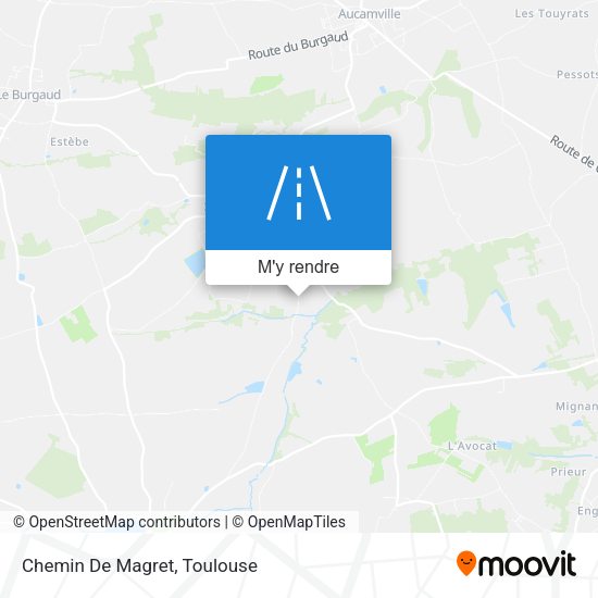 Chemin De Magret plan