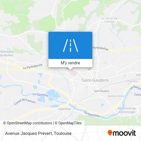 Avenue Jacques Prévert plan