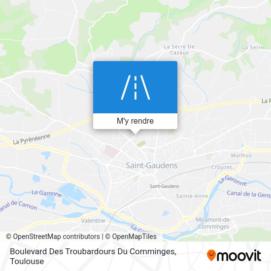 Boulevard Des Troubardours Du Comminges plan