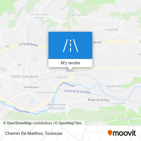 Chemin De Mailhos plan
