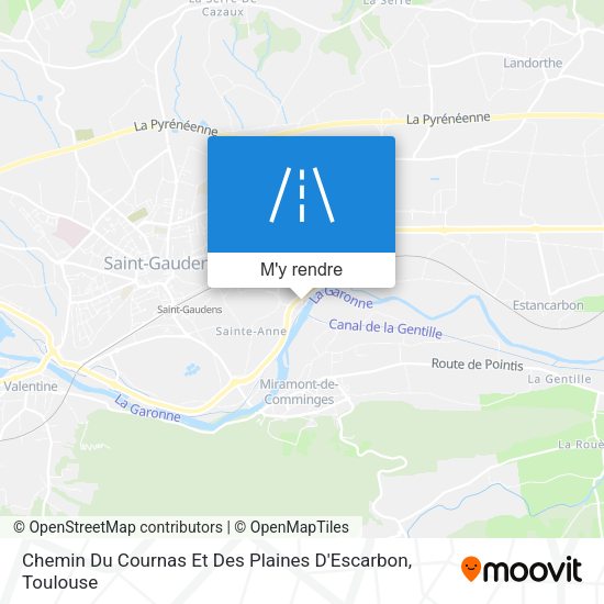 Chemin Du Cournas Et Des Plaines D'Escarbon plan