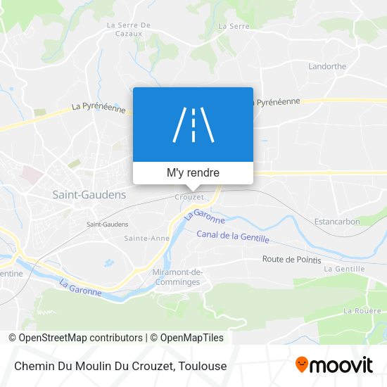 Chemin Du Moulin Du Crouzet plan