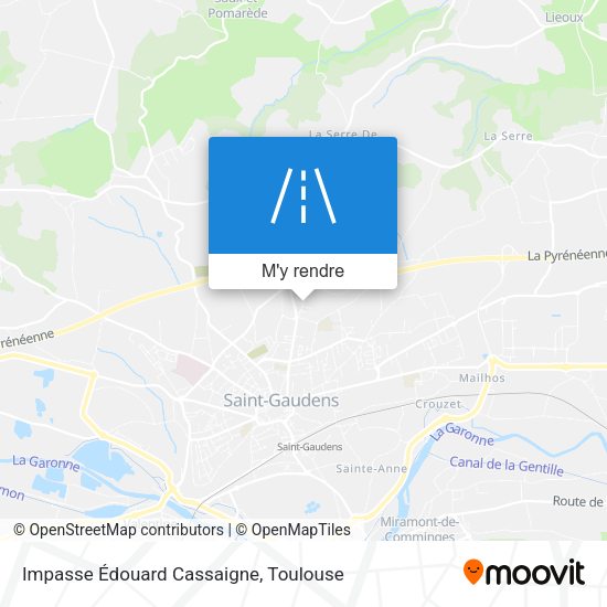 Impasse Édouard Cassaigne plan