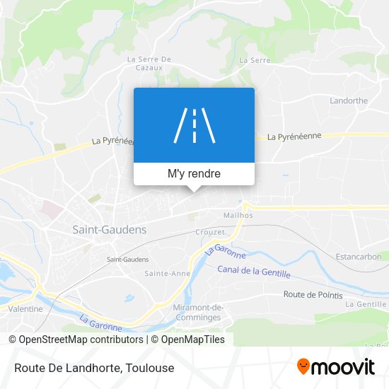 Route De Landhorte plan