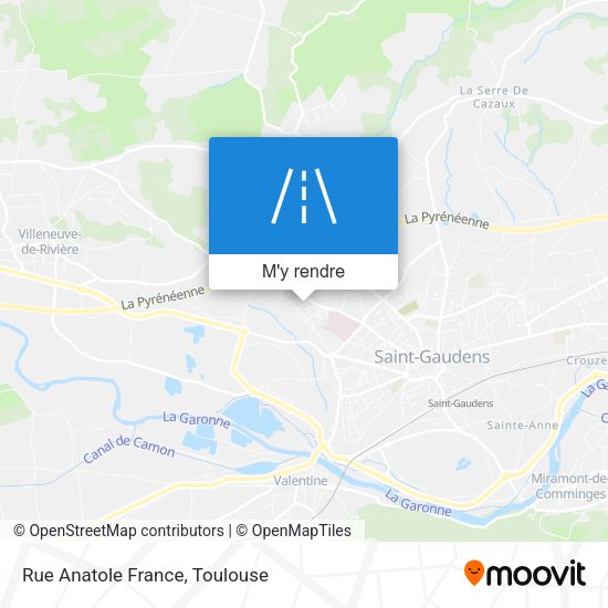 Rue Anatole France plan